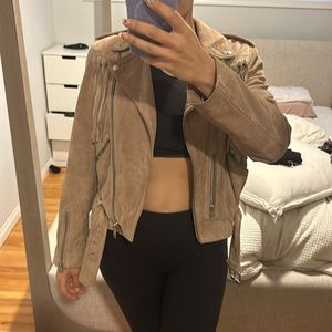 All Saints Suede leather jacket